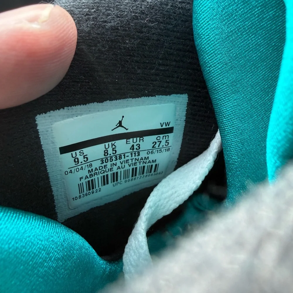 Nike Air Jordan 8 Size 9.5DS 2018 release - Picture 5 of 7